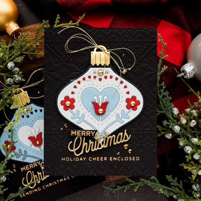 Spellbinders | Folk Art Inspired Christmas Cards with Winter Tales & Zsoka Marko. Video