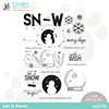 CZ Design Clear Stamps Let It Snow