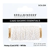 Spellbinders White Cord #10 20 M (21.54 Yards)