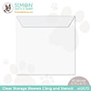 Simon Says Stamp 6.75 X 6.75 Clear Storage Sleeves