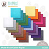 Simon Says Stamp Cardstock Assortment Glitter Pack 6x6