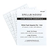 Spellbinders White Foam Adhesive Squares Mix - 1mm