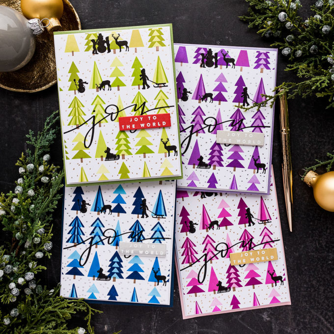 Simon Says Stamp | Mass Produce Christmas Cards with Printmaking Pines. Video