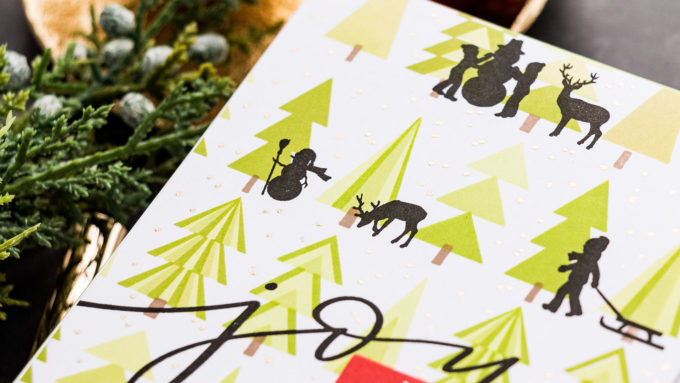 Simon Says Stamp | Mass Produce Christmas Cards with Printmaking Pines. Video