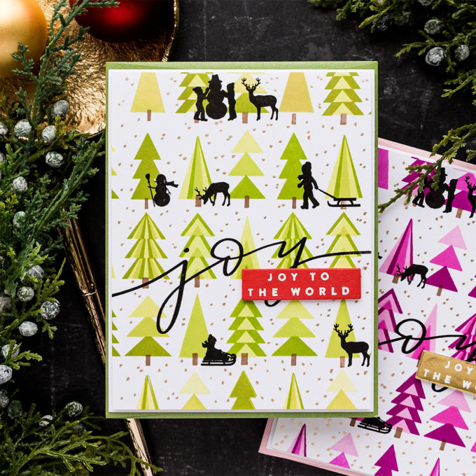 Simon Says Stamp | Mass Produce Christmas Cards with Printmaking Pines. Video