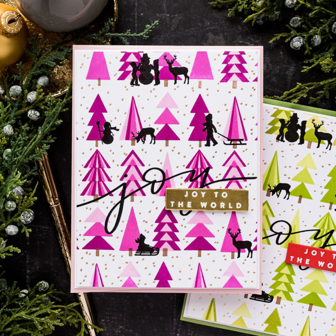 Simon Says Stamp | Mass Produce Christmas Cards with Printmaking Pines. Video