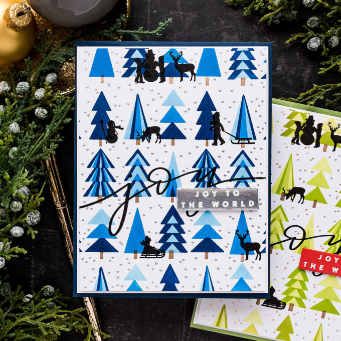 Simon Says Stamp | Mass Produce Christmas Cards with Printmaking Pines. Video