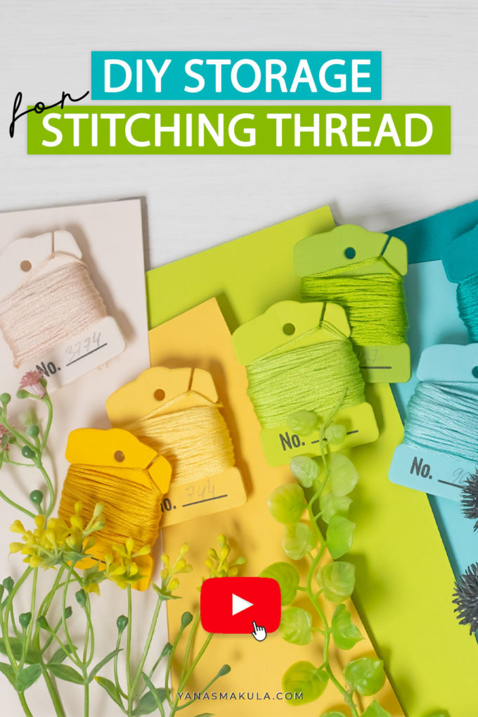 DIY Storage for Stitching Thread. Video