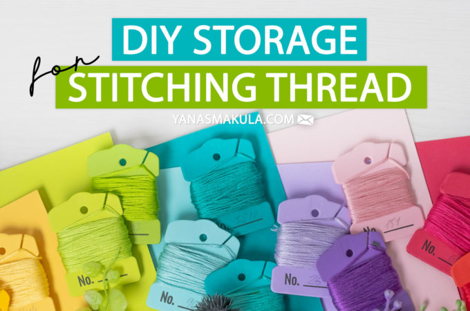 DIY Storage for Stitching Thread. Video