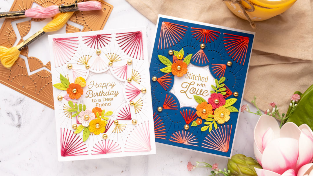 Spellbinders | New Clubs for 2023 - Stitching + 3D Embossing Folder