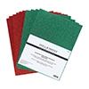 Spellbinders Pop-up Die Cutting Glitter Foam Sheets - Red & Green