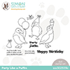 Simon Says Clear Stamps Party Like a Puffin