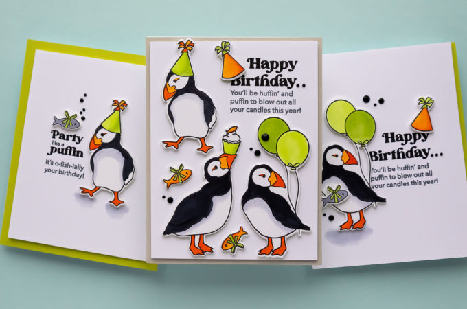 Simon Says Stamp | Party Like a Puffin Birthday Cards. Video