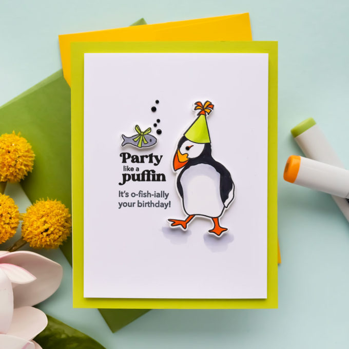 Simon Says Stamp | Party Like a Puffin Birthday Cards. Video