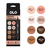 Olo Portrait Alcohol Markers - 8 Colors 4pc. Set 6