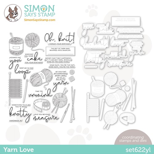 Simon Says Stamps and Dies Yarn Love Words and Images
