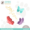 Simon Says Stamp Stencils Fluttering Butterflies