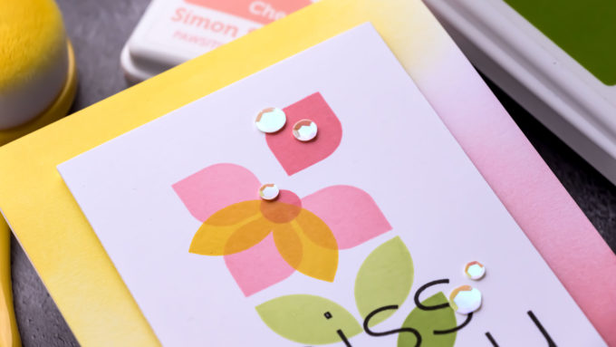 Simon Says Stamp | Geo Floral Greeting Cards. Video tutorial by Yana Smakula Geo Flower Builder Stamp Set