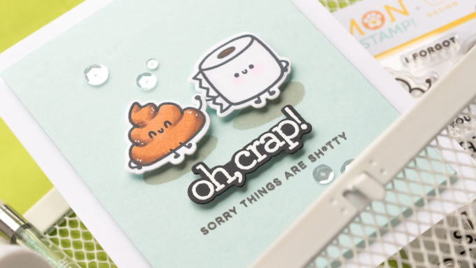 Simon Says Stamp | Toiled Paper Card. Video + Blog Hop & Giveaway CZ Design Clear Stamps Giggles And cz62 Beautiful Days Handmade card by Yana Smakula 