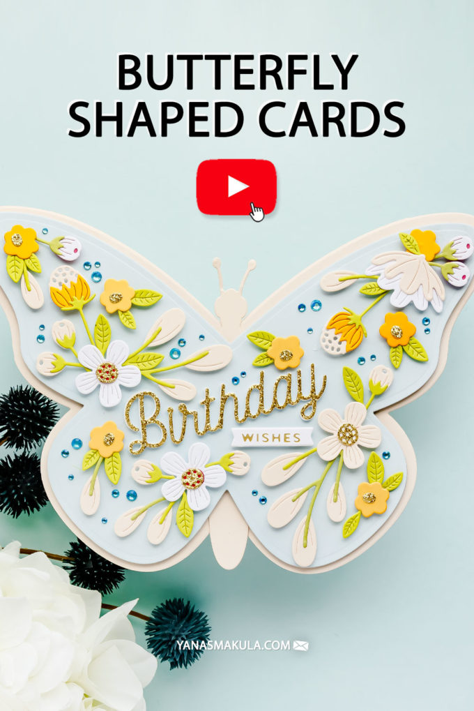 Spellbinders | Butterfly Shaped Cards With Bibi's Butterflies. Butterfly Card Creator Etched Dies From Bibi’s Butterflies Collection by Bibi Cameron. Video