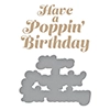 Spellbinders Glimmering Poppin’ Birthday Hot Foil Plate & Die Set