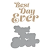 Spellbinders Glimmering Best Day Hot Foil Plate & Die Set