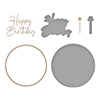 Spellbinders Giant Party Balloon Glimmer Hot Foil Plate & Die Set