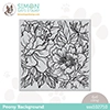 Simon Says Cling Stamp Peony Background