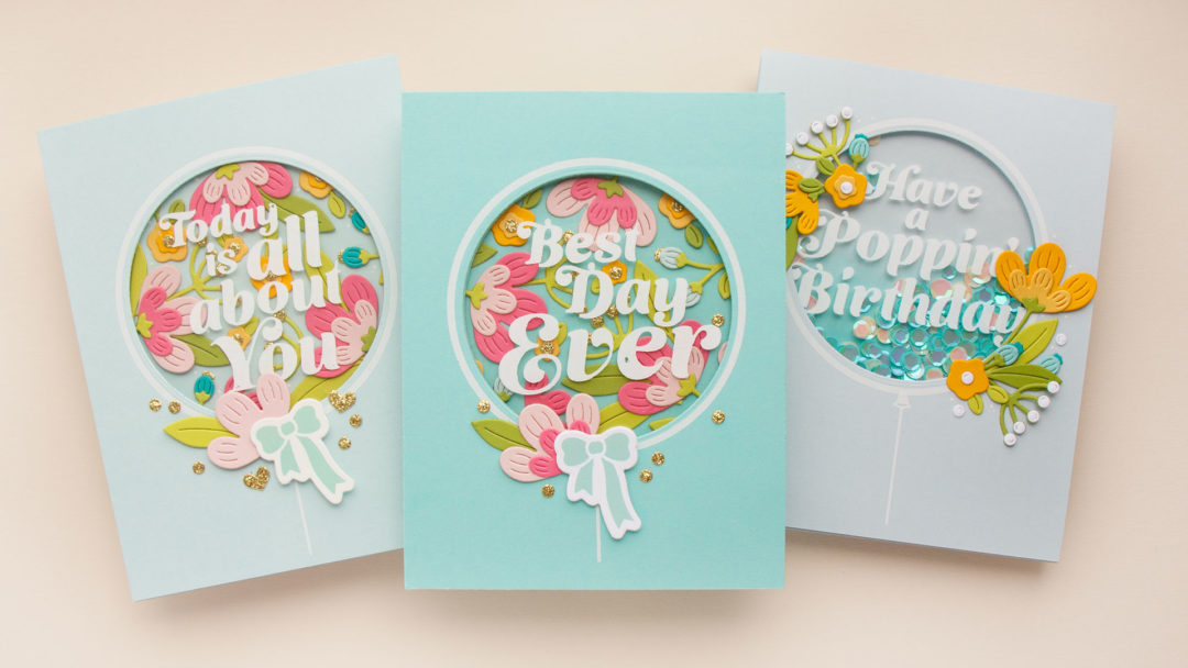 Spellbinders | Balloon Birthday Cards. Video