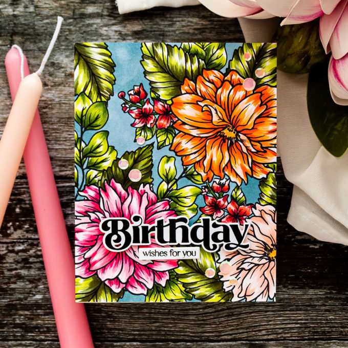 Simon Says Stamp | Masked Floral Pattern Card. Video