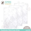 Simon Says Stamp Pawsitively Velvet Luxury Cardstock Snow White