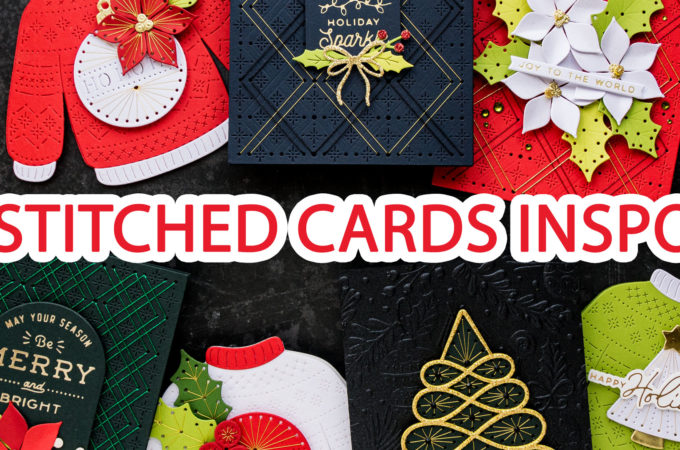 Stitched For Christmas - Stitching Card Ideas with Spellbinders. Video