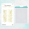 Full Bloom Poinsettia Glimmer Hot Foil Plate and Stencil Bundle