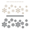 Glimmering Snowflakes Hot Foil Plate & Die Set