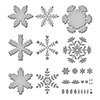 Delicate Snowflakes Etched Dies