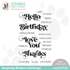 Simon Says Clear Stamp Elegantly Modern Greetings