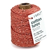 Vivant Lurex Rust Cotton Cord - 54 Yards
