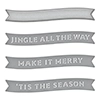 Spellbinders Make It Merry Sentiments Etched Dies