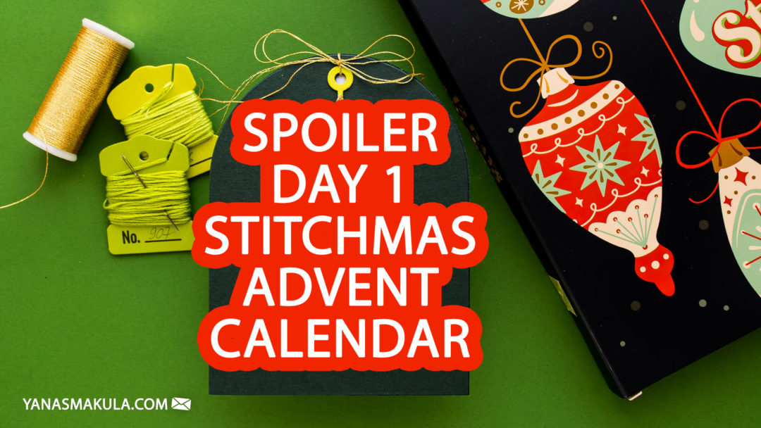 SPOILER! 12 Days of Stitchmas 2023 Spellbinders Advent Calendar Day 1. Video
