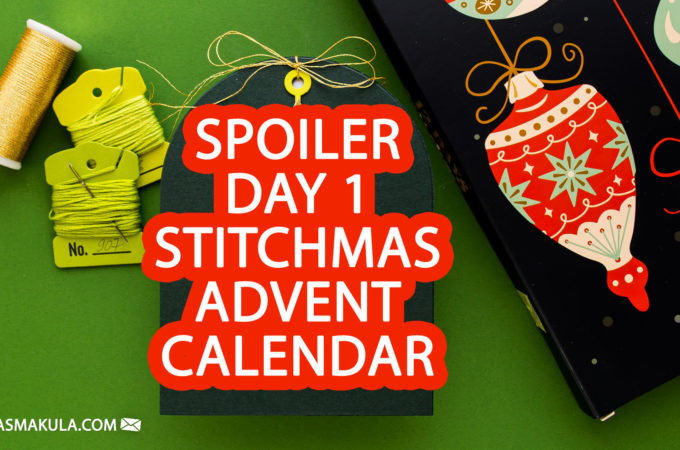 SPOILER! 12 Days of Stitchmas 2023 Spellbinders Advent Calendar Day 1. Video