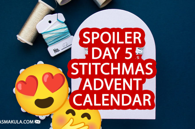 SPOILER! 12 Days of Stitchmas Spellbinders Advent Calendar Day 5. Video