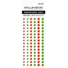 Spellbinders Dimensional Red and Green Enamel Dots