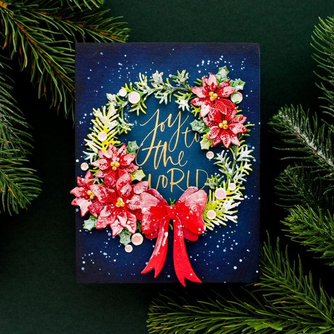 Spellbinders | Halloween & Christmas Wreath Cards with Beautiful Wreaths. Video
