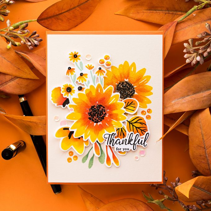 Simon Says Stamp | Fresh Air Fall Flowers Card