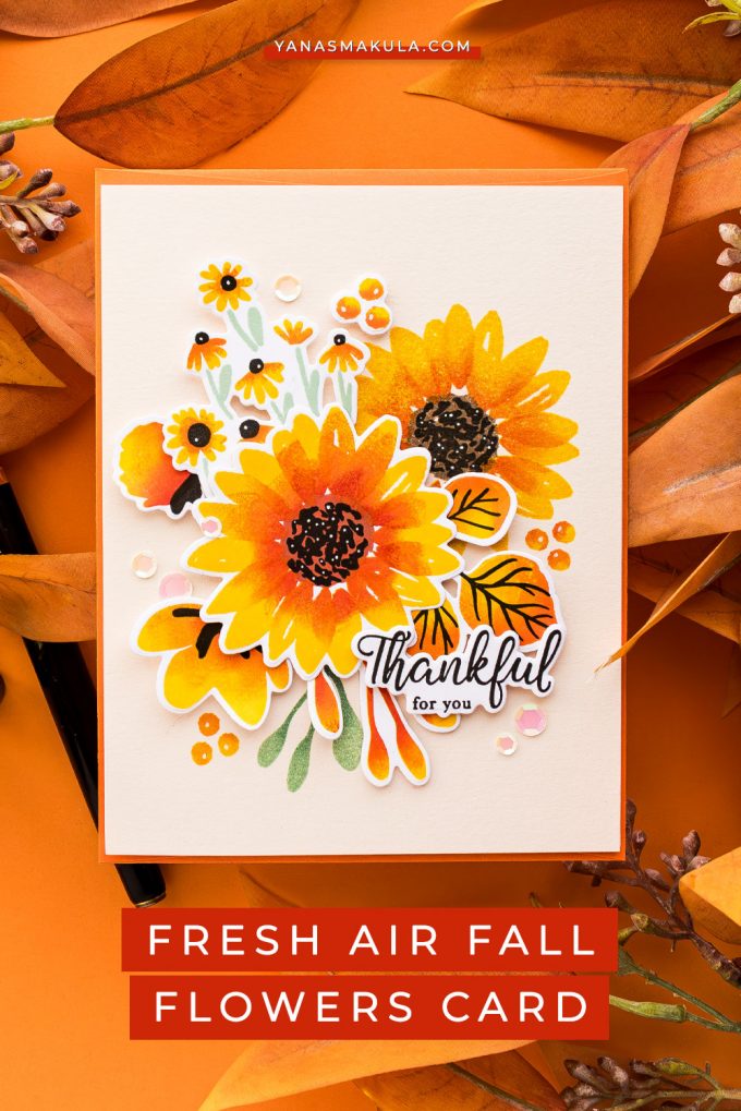 Simon Says Stamp | Fresh Air Fall Flowers Card