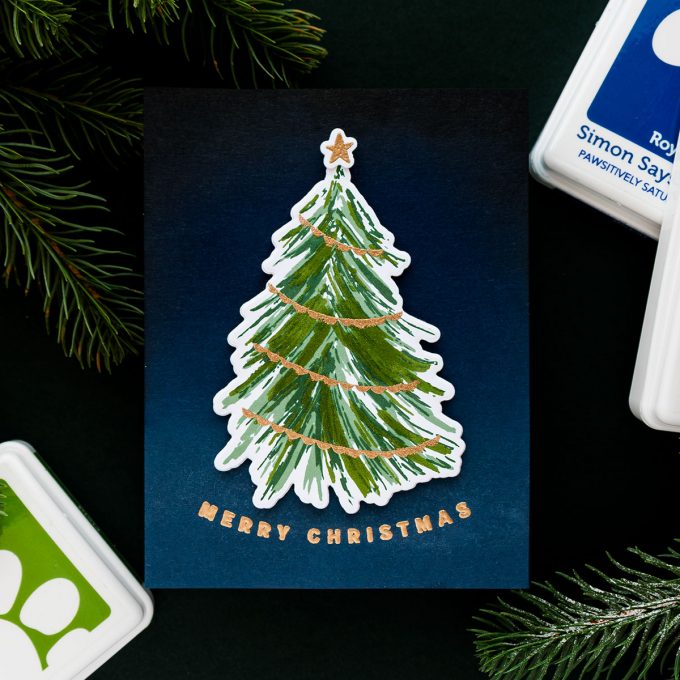 Simon Says Stamp | Fresh Air Holiday Tree Christmas Card. Video