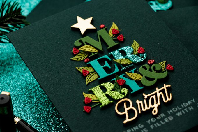 Spellbinders Merry & Bright Collection Christmas Cards. Video