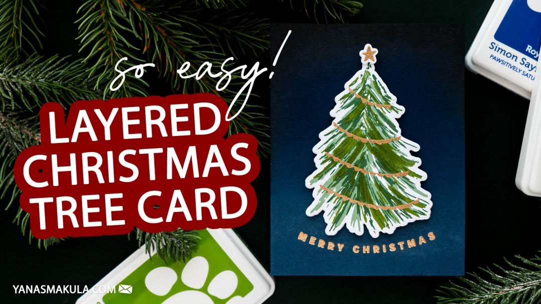 Simon Says Stamp | Fresh Air Holiday Tree Christmas Card. Video