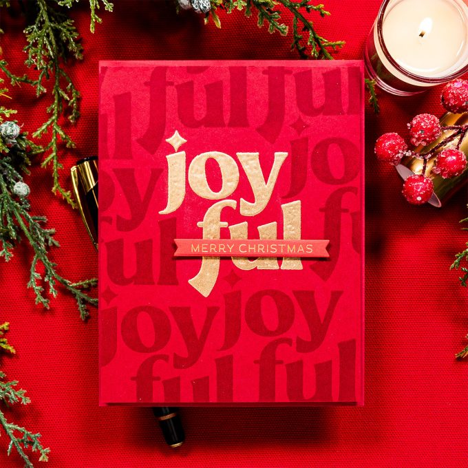 Simon Says Stamp | Joyful Christmas Card. Video