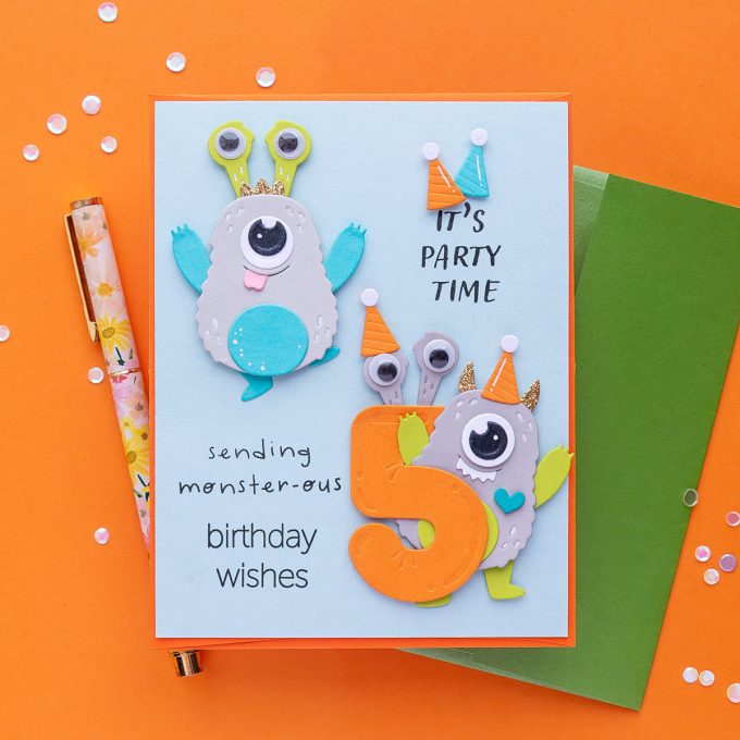 Spellbinders | More Grid Cards Ideas & Monster Birthday Inspiration. Video